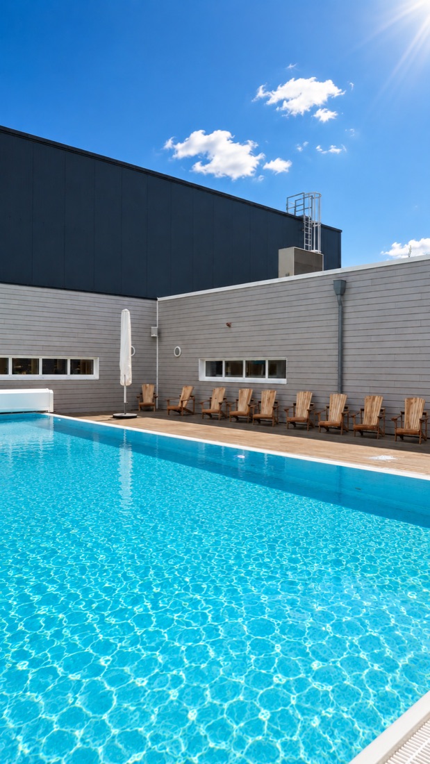 Outdoor-Pool in der Südstadt